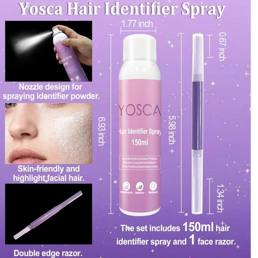 Hair Identifier Spray With Razor - Picture 4 of 9